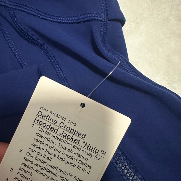 Lululemon Athletica Deep Blue Ski Jacket - Picture 3 of 3